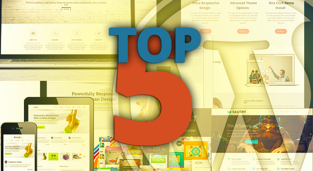 Migliori 5 temi WordPress Agosto 2014 top5 cover article