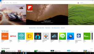 Home page di Windows Store