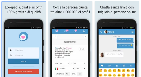 app di dating mobile per Android migliori linee di profilo per siti di incontri